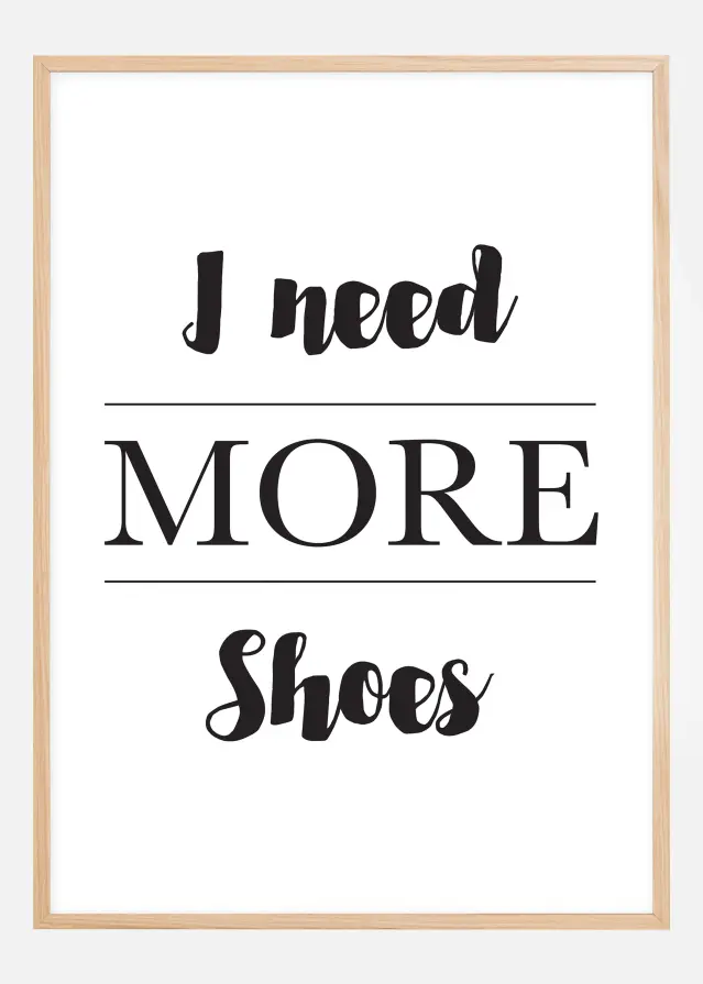 More Shoes Plakāts