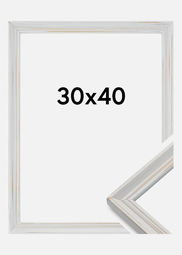 Rāmis Vintage Home Balts 30x40 cm