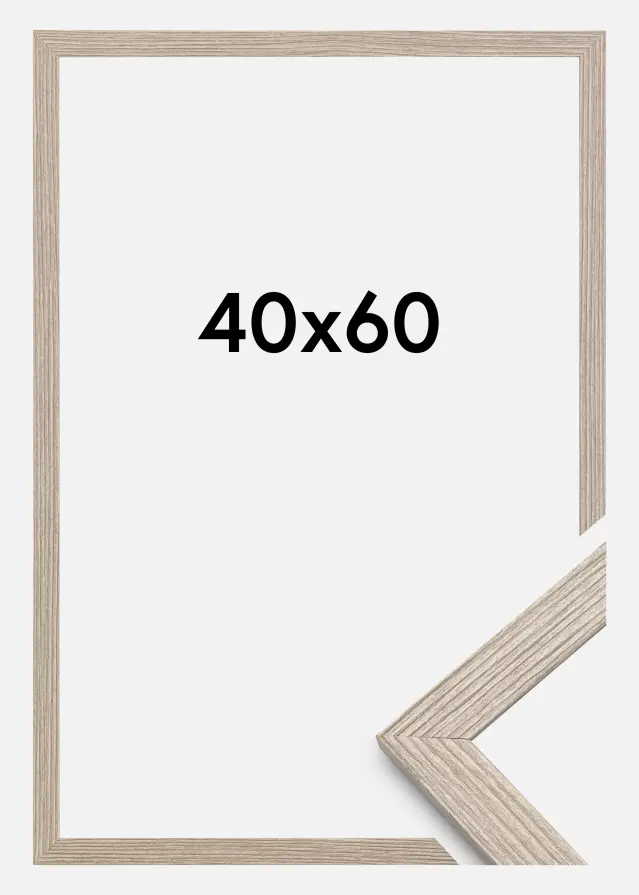 Rāmis Estētisks Akrila stikls Greige Oak 40x60 cm