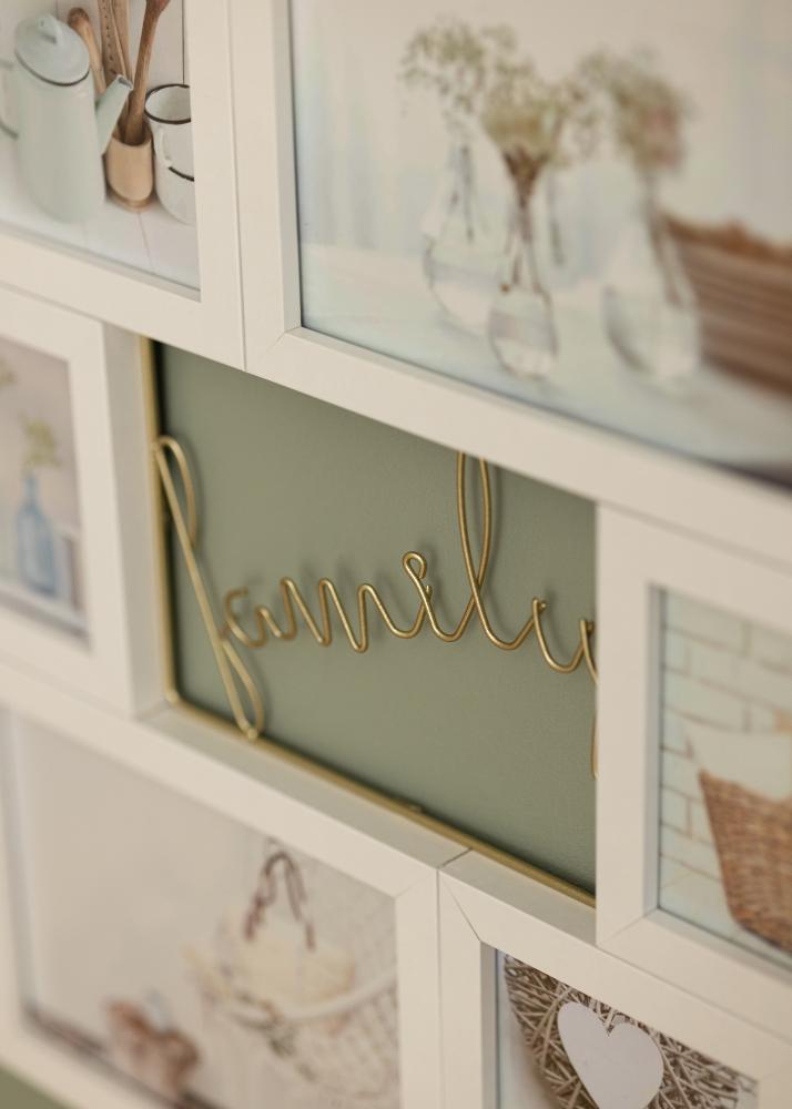 Lovely Family Kolāžas rāmis Balts - 6 Bildes