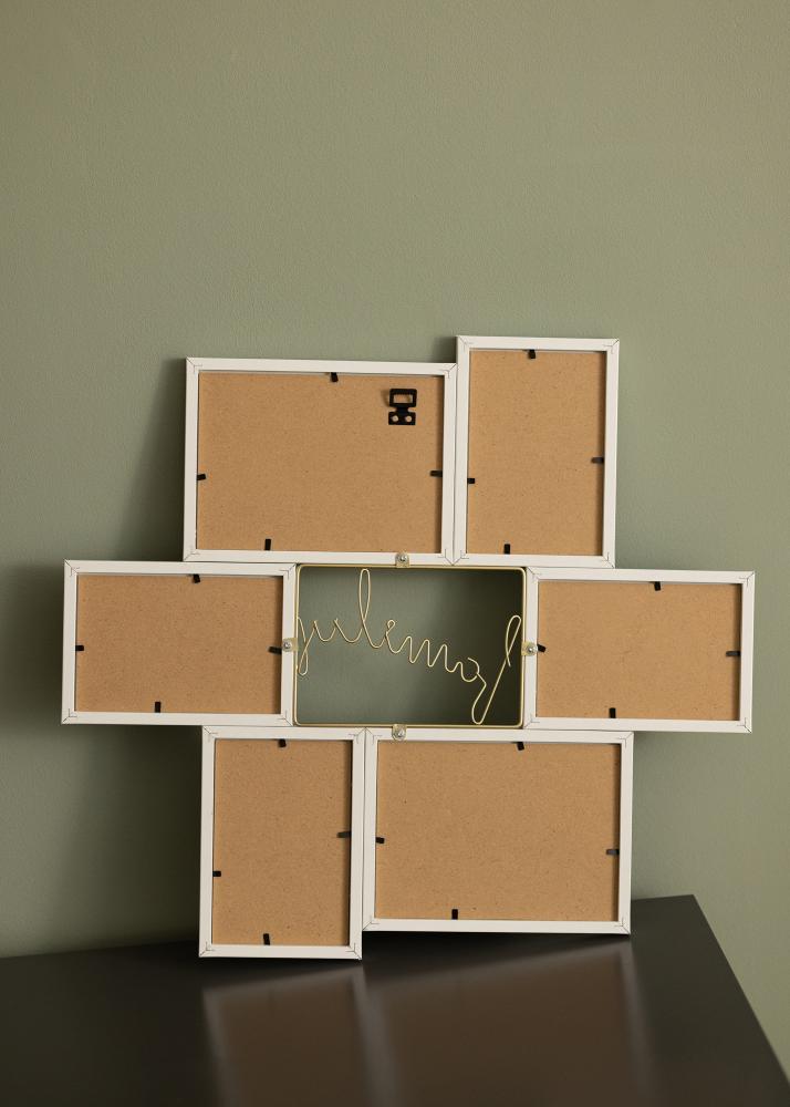 Lovely Family Kolāžas rāmis Balts - 6 Bildes