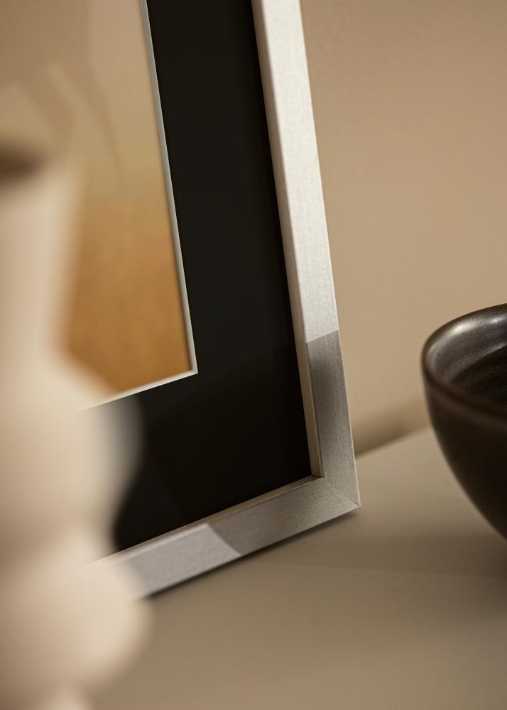 Rāmis Selection Sudrabs 70x100 cm - Paspartū Melns 62x93 cm