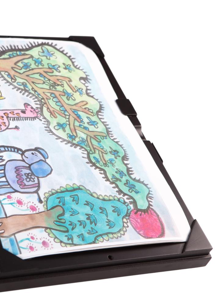 Rāmis Little Davinci Rāmis zīmējumiem A4 Melns