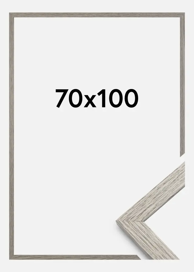 Rāmis Estētisks Akrila stikls Grey Oak 70x100 cm