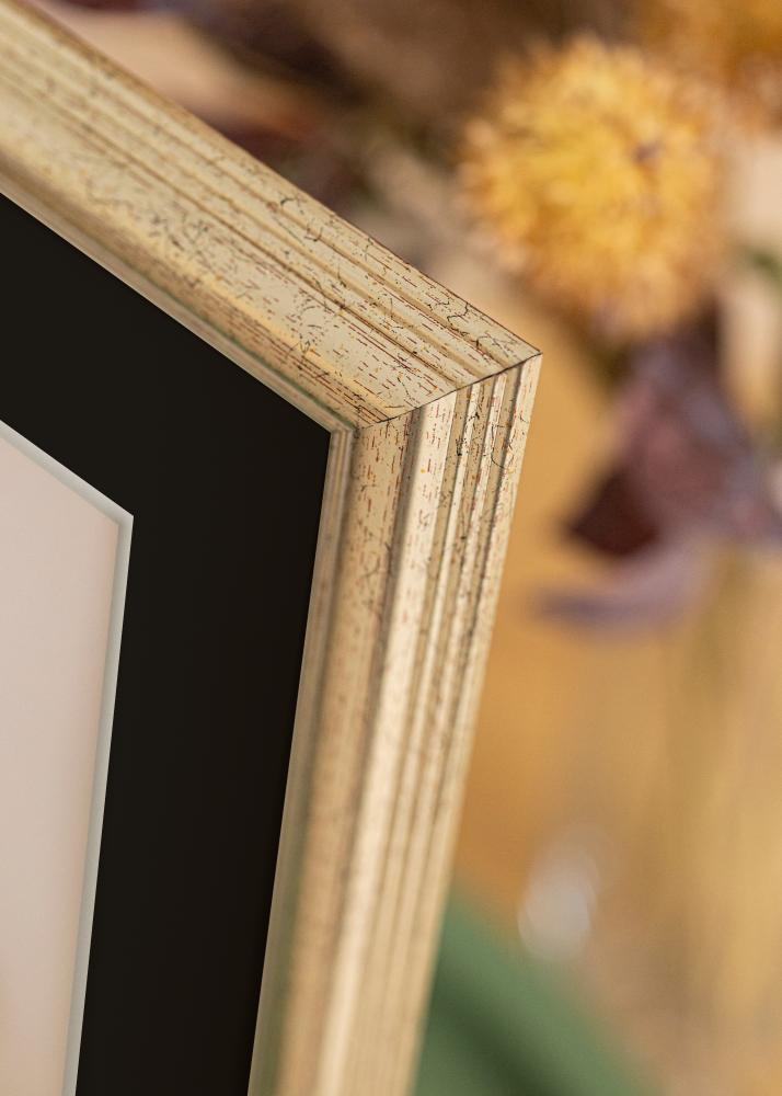 Rāmis Västkusten Sudrabs 70x100 cm - Paspartū Melns 62x93 cm