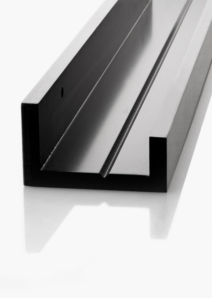 KAILA Attēlu plaukts Melns 100 cm