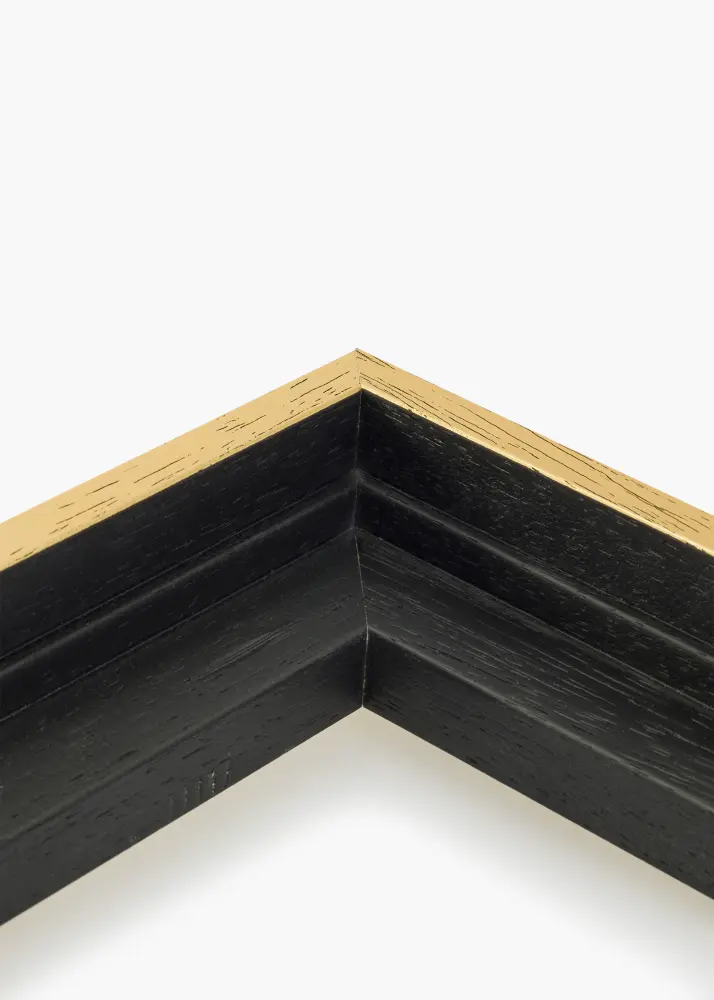Kanvas rāmis Madison Melns / Zelta 40x100 cm