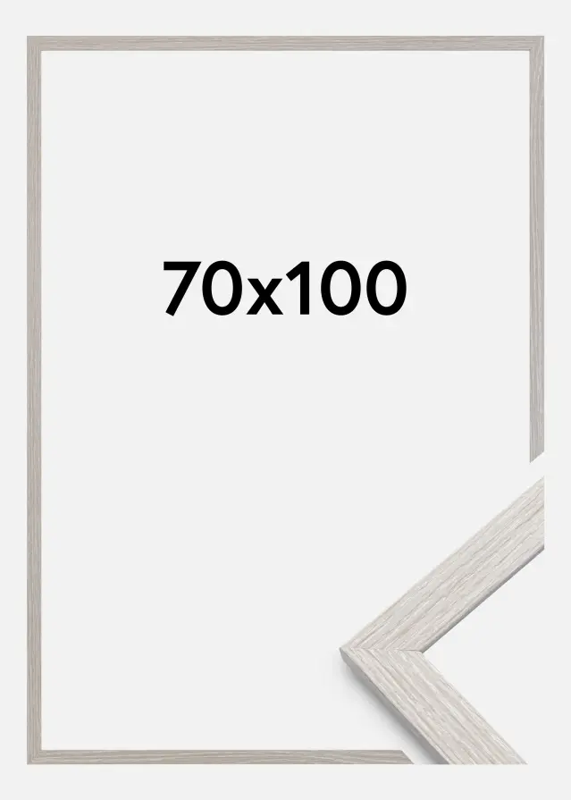 Rāmis Estētisks Akrila stikls Light Grey Oak 70x100 cm