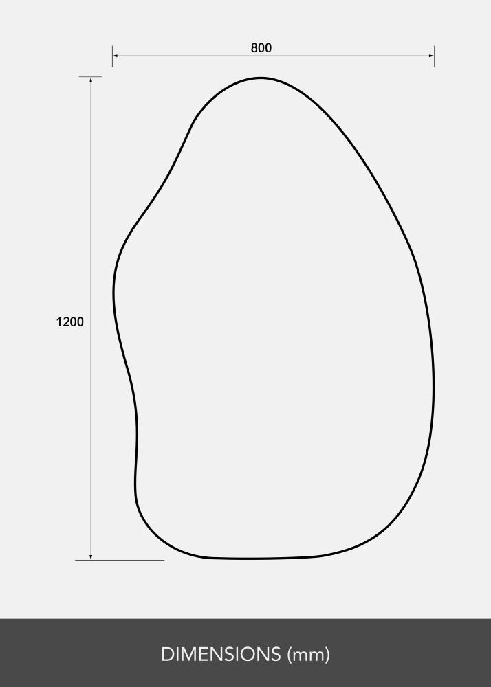 Spogulis Perspective 80x120 cm