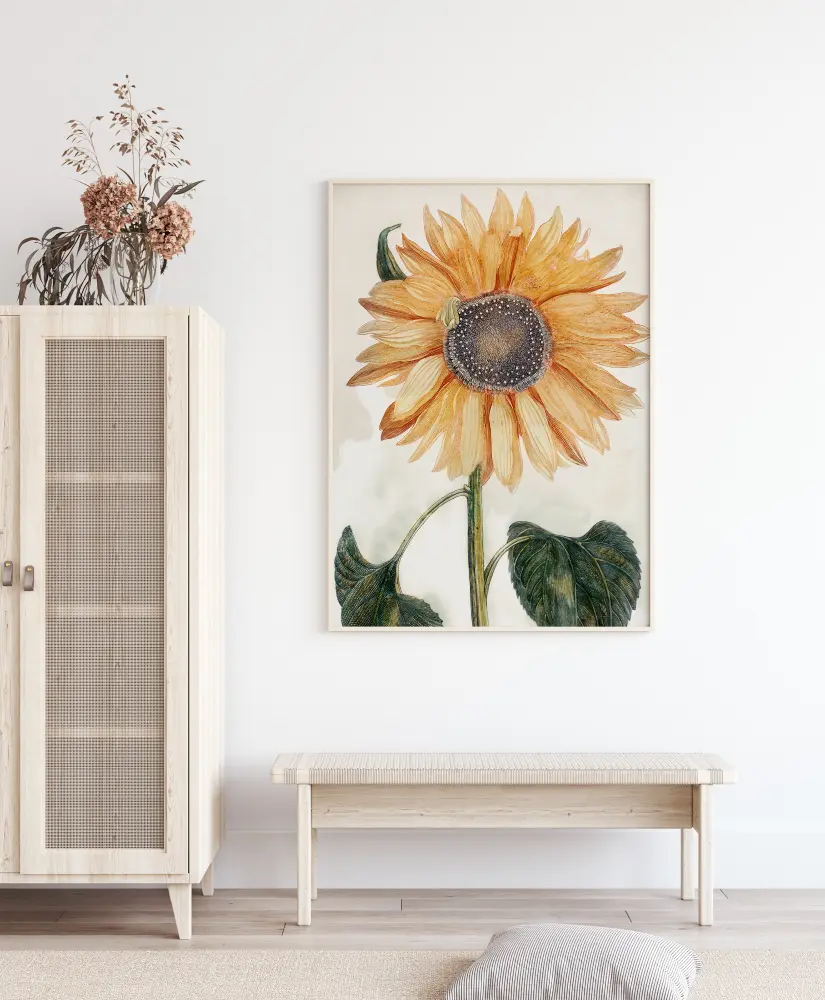 Sunflower Art Plakāts
