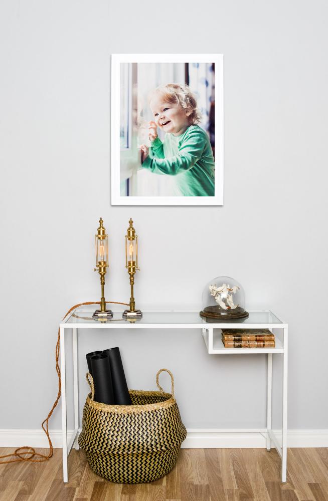 Rāmis Charleston Balts 50x70 cm