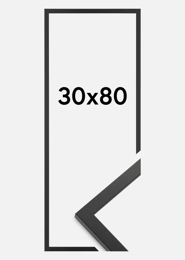 Rāmis Trendy Akrīlstikls Melns 30x80 cm