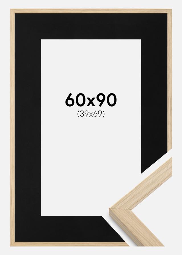 Rāmis Grimsåker Ozols 60x90 cm - Paspartū Melns 40x70 cm