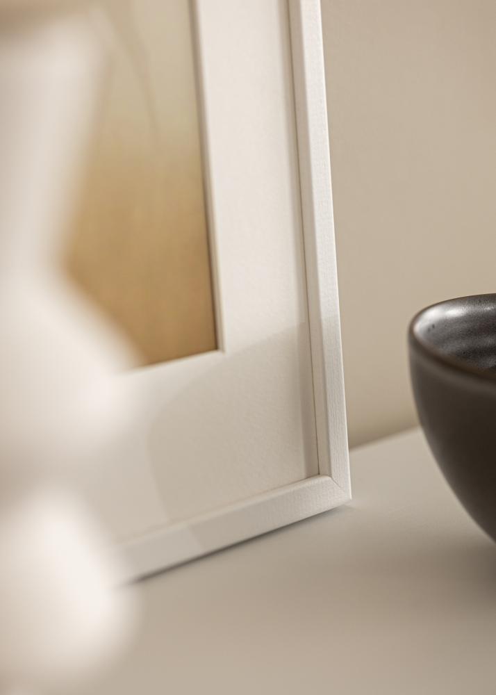 Rāmis Kaspar Balts 50x70 cm - Paspartū Balts 16x24 inches