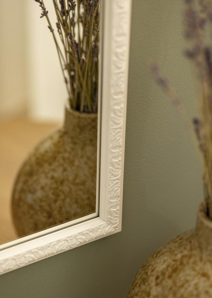 Spogulis Nostalgia Balts 40x100 cm