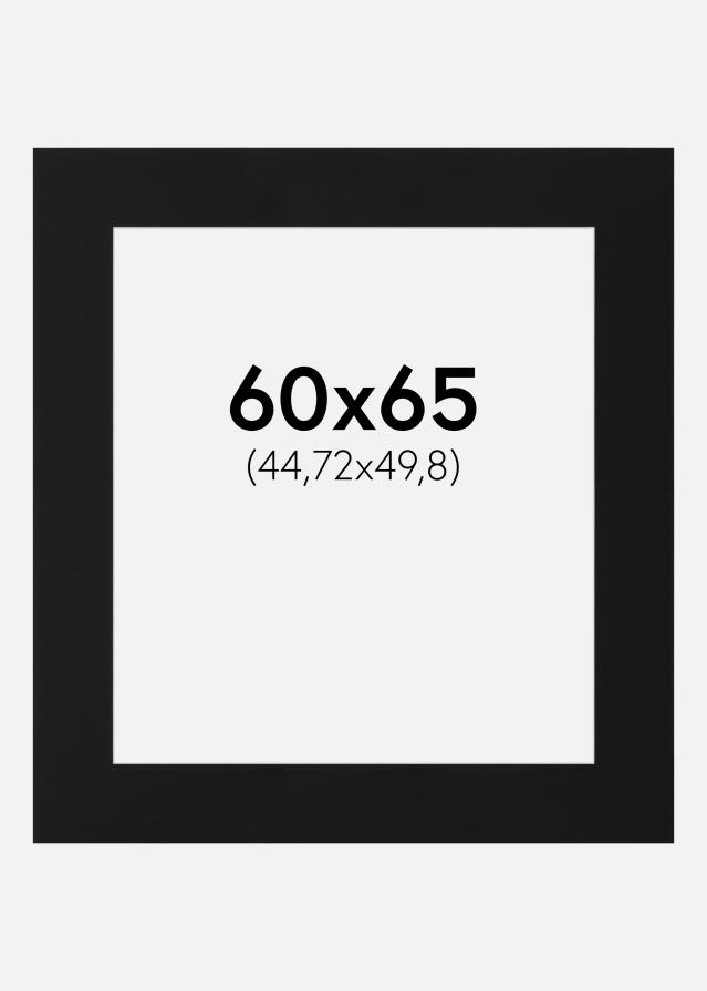 Paspartū Melns Standarts (Balts Kodols) 60x65 cm (44,72x49,8)