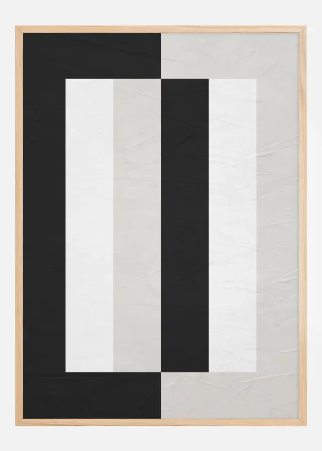 Black and White Line Art l Plakāts