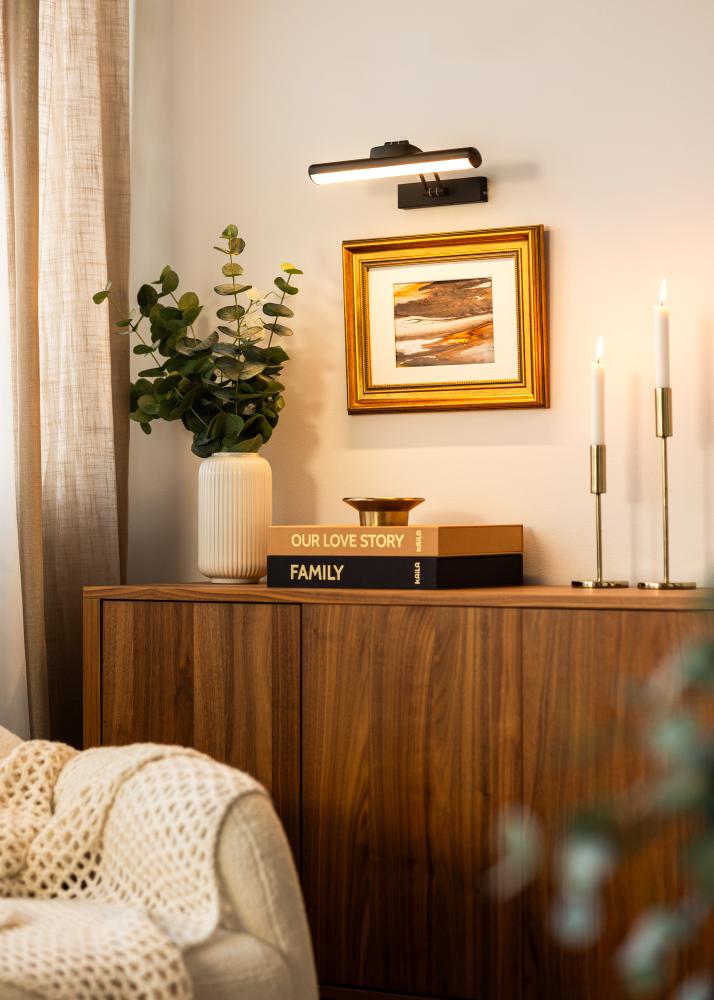 KAILA Gleam Ar Baterijām Darbināms Attēla Apgaismojums 32 cm - Melns