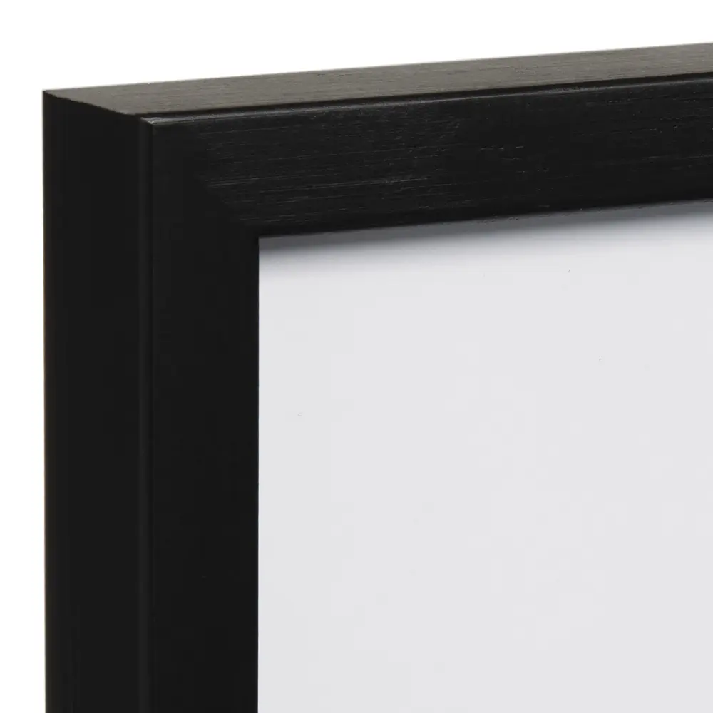 Rāmis Oslo Melns 40x50 cm - Paspartū Balts 29,7x42 cm (A3)