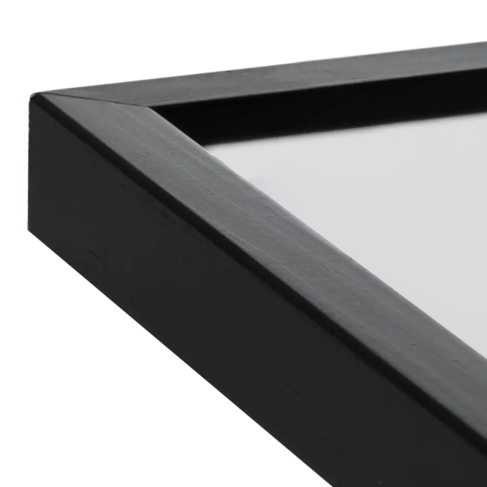 Rāmis Oslo Melns 40x50 cm - Paspartū Balts 29,7x42 cm (A3)
