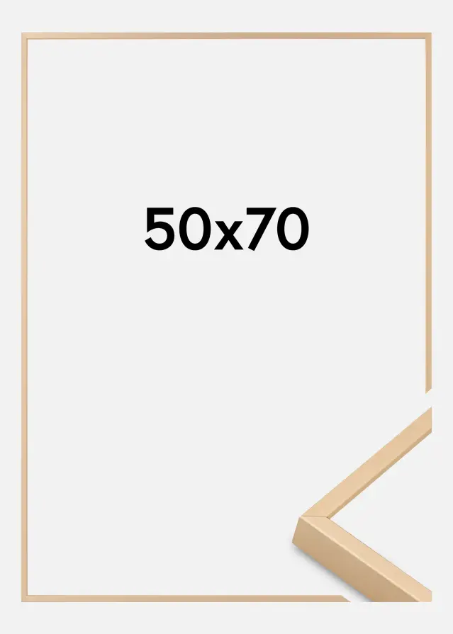 Alumīnija rāmis Akrila stikls Misiņš 50x70 cm