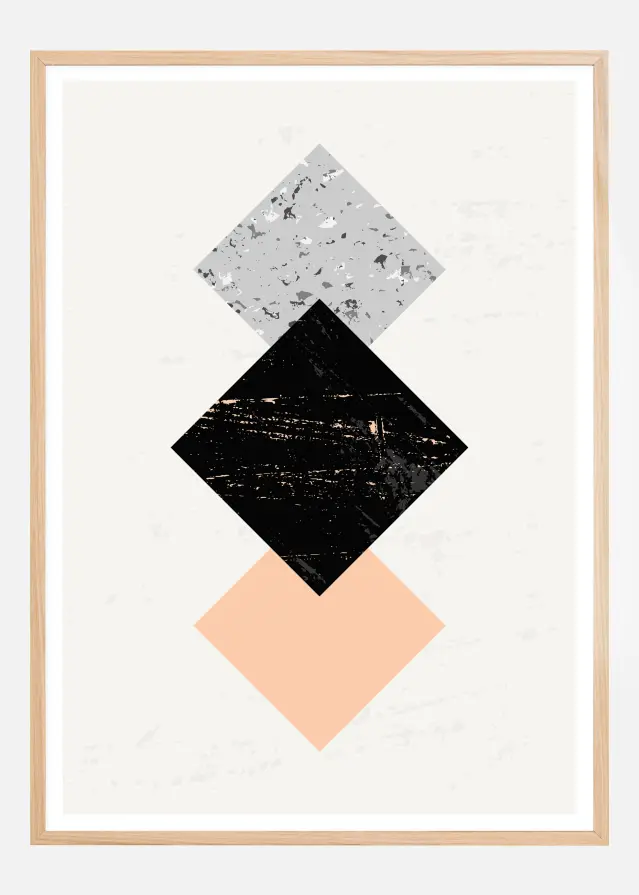 Abstract Squares II Plakāts