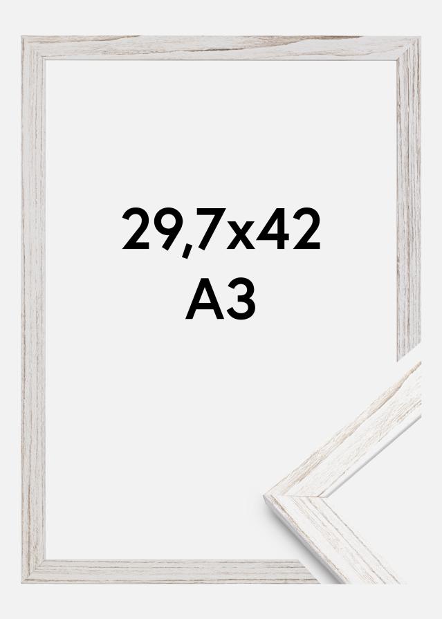 Rāmis Estētisks Akrila stikls Vintage White 29,7x42 cm (A3)