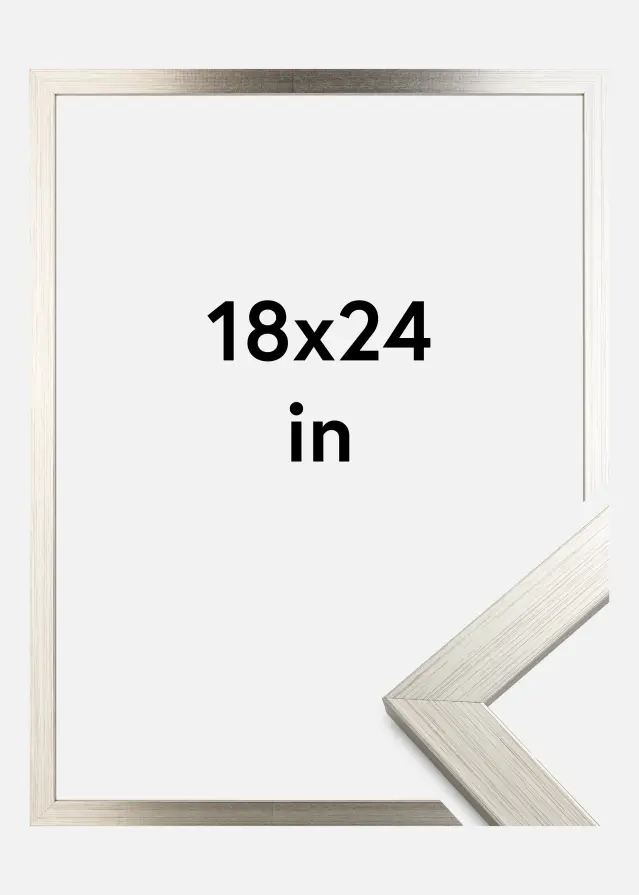 Rāmis Sudrabs Wood 18x24 inches (45,72x60,96 cm)