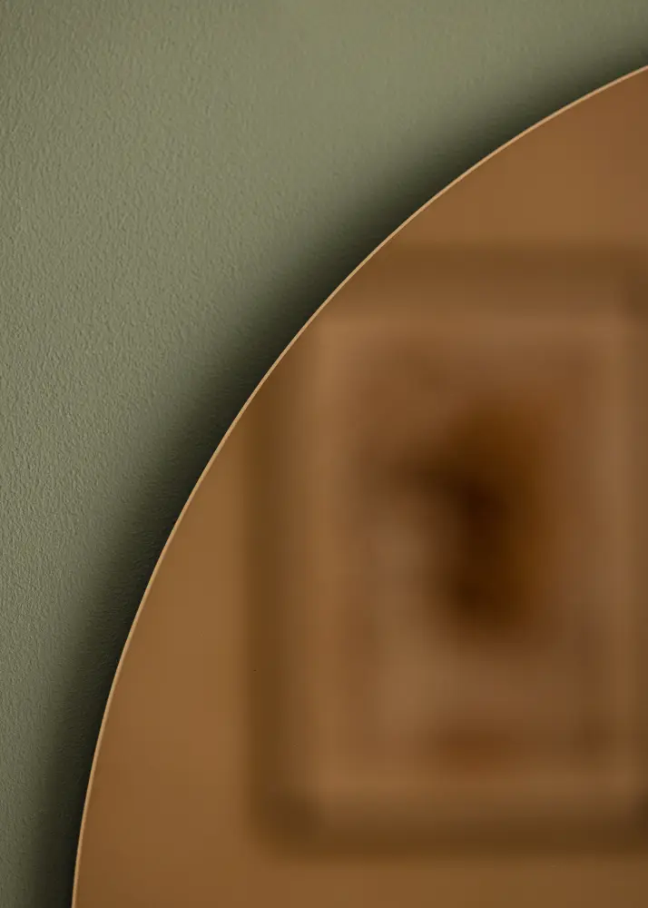 KAILA Apaļš Spogulis Rose Gold 60 cm Ø
