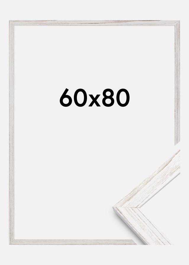 Rāmis Estētisks Akrila stikls Vintage White 60x80 cm