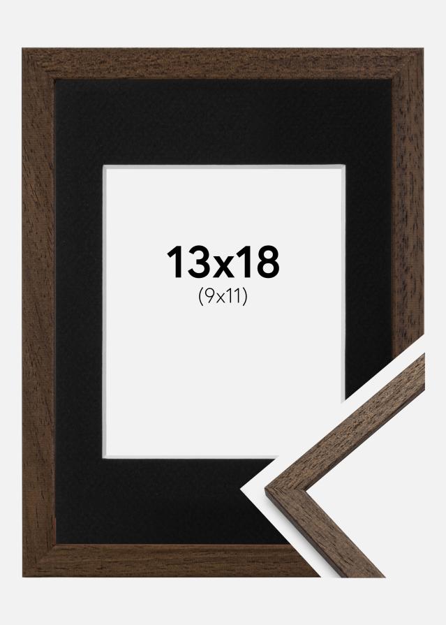 Rāmis Edsbyn Valrieksts 13x18 cm - Paspartū Melns 10x12 cm