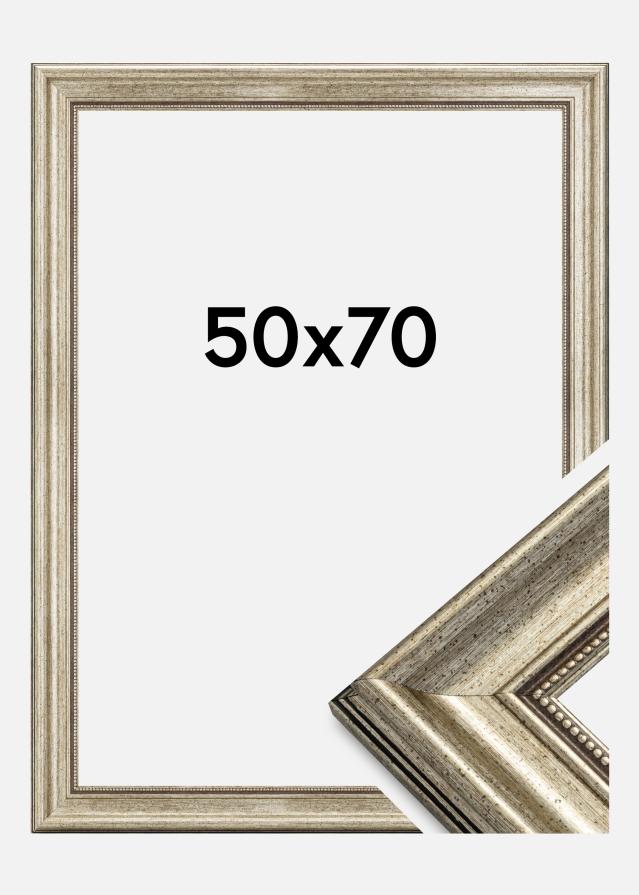 Rāmis Rokoko Sudrabs 50x70 cm