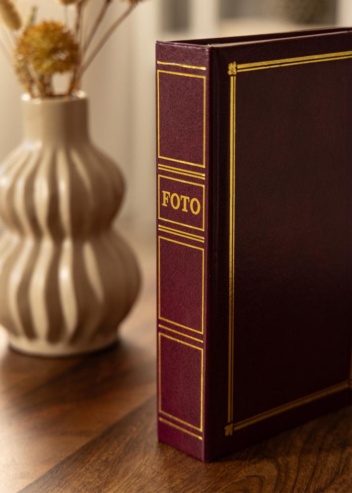 Classic Line Lielisks Albums Vīnsarkans - 200 bildes 10x15 cm