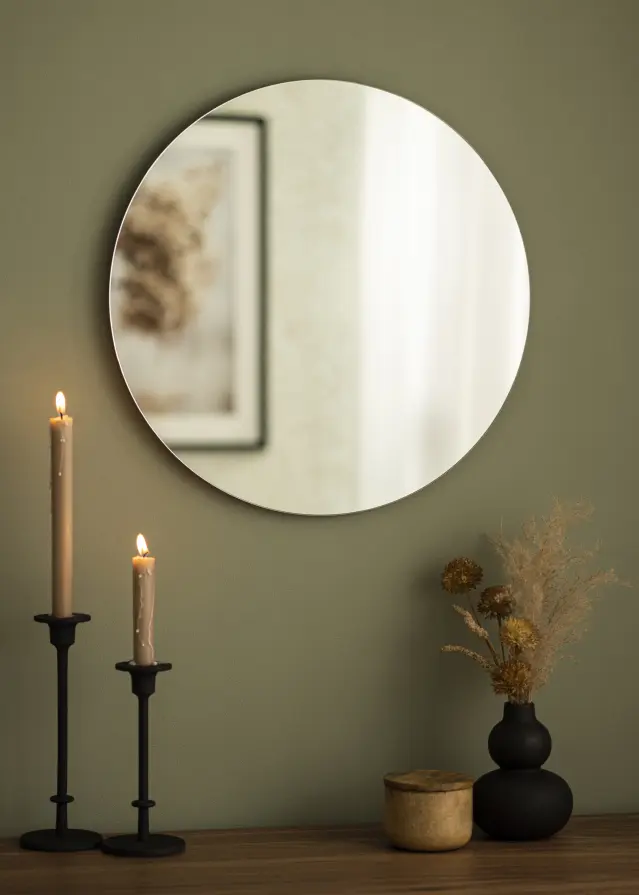 Spogulis Round Clear 50 cm Ø