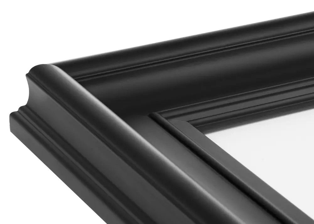 Rāmis Mora Premium Melns 70x100 cm - Paspartū Balts 59,4x84 cm (A1)