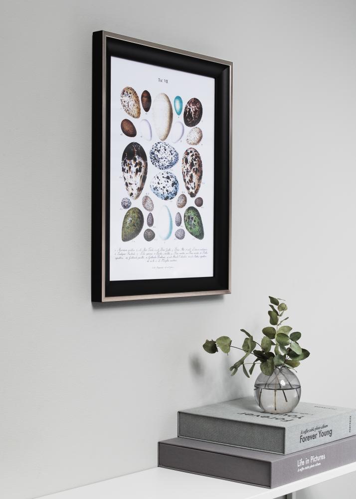 Rāmis Öjaren Akrila stikls Melns-Sudrabs 30x45 cm