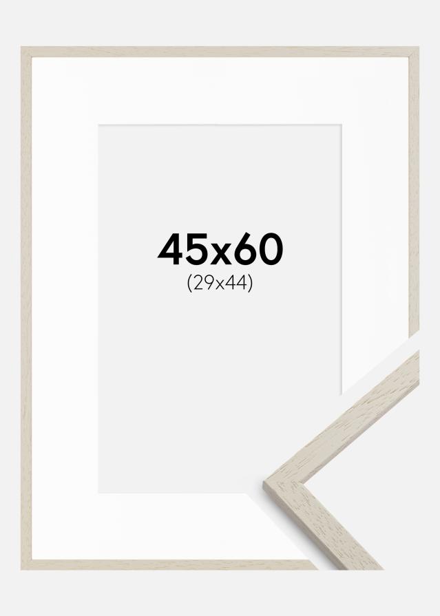 Rāmis Edsbyn Smiltis 45x60 cm - Paspartū Balts 30x45 cm