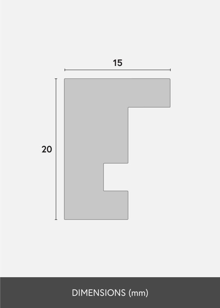 Rāmis Ares Akrila stikls Natural Oak 20x25 cm