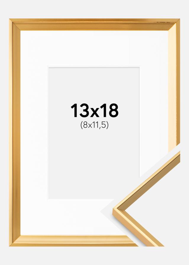 Rāmis Desire Zelta 13x18 cm - Paspartū Balts 9x12 cm