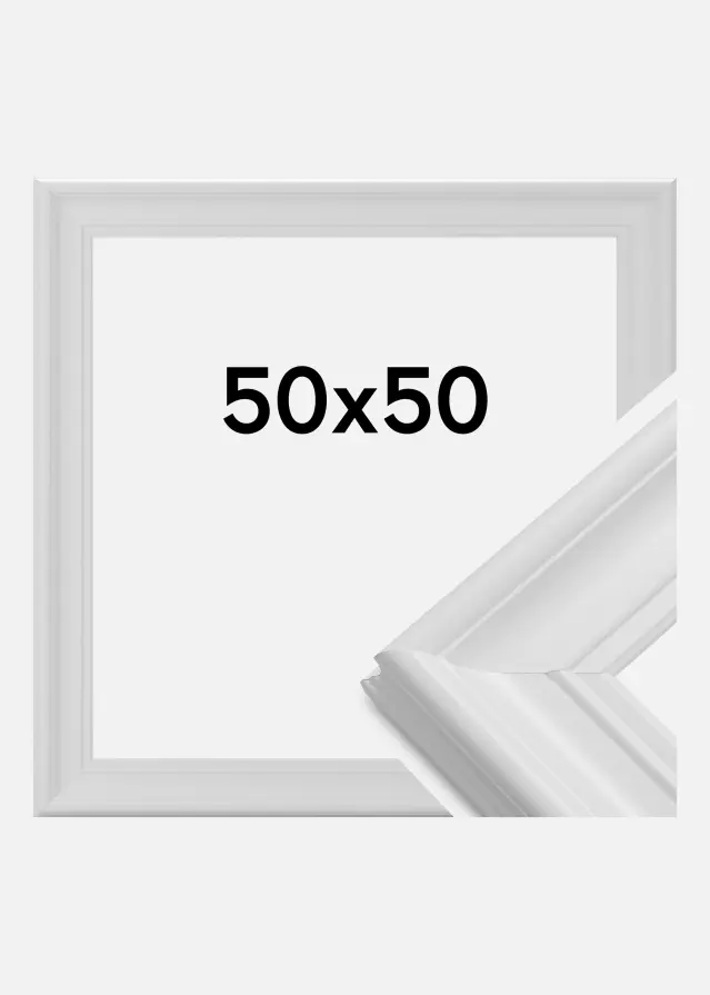 Rāmis Mora Premium Akrila stikls Balts 50x50 cm