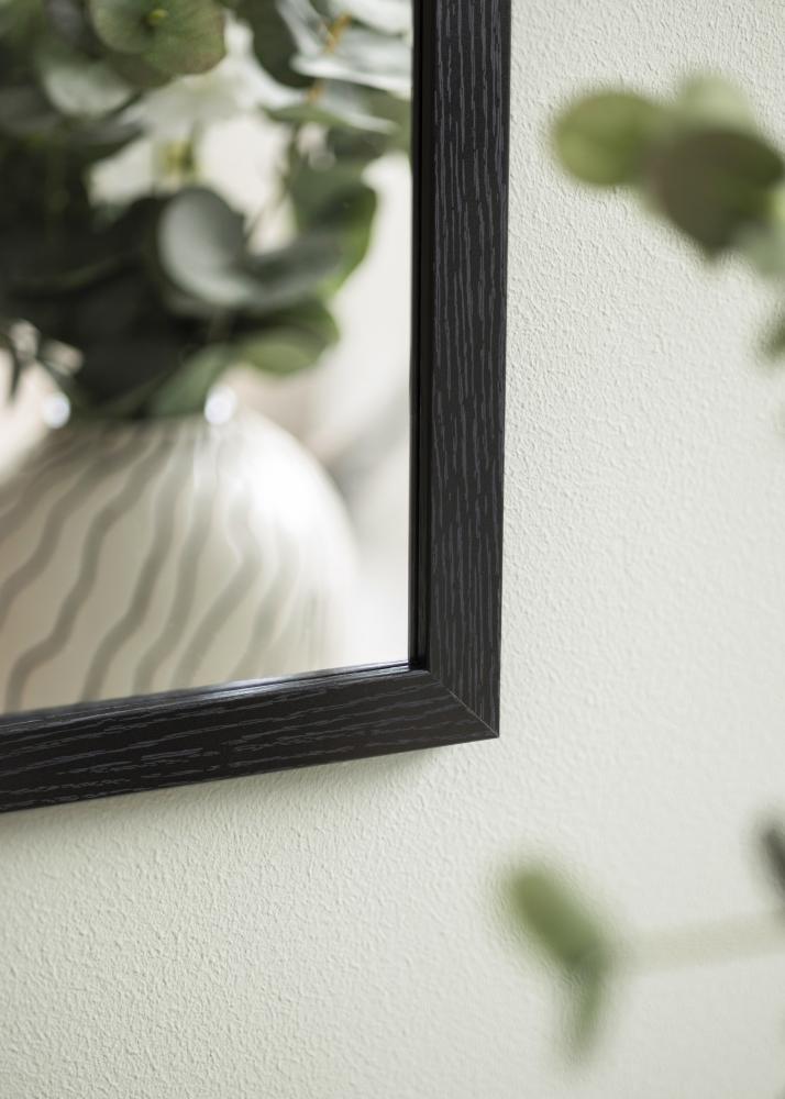 Spogulis Overdoor Melna 34x126 cm