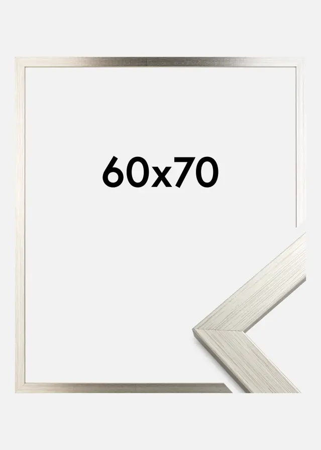 Rāmis Sudrabs Wood 60x70 cm