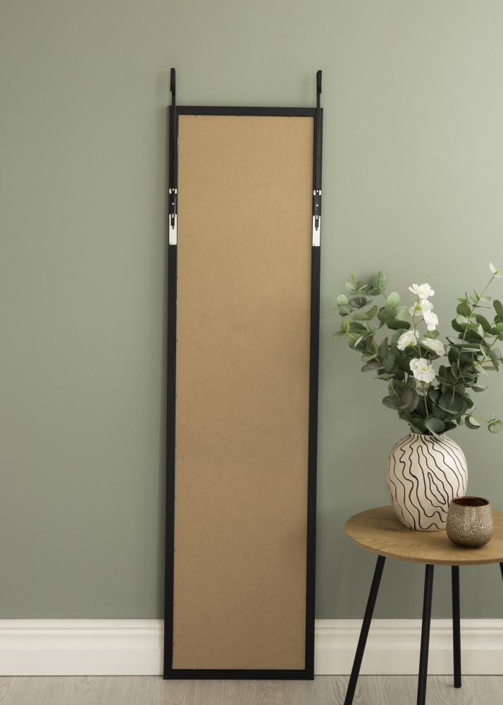 Spogulis Overdoor Melna 34x126 cm