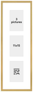Edsbyn Kolāžas rāmis VIII Zelta - 3 Bildes (11x15 cm)