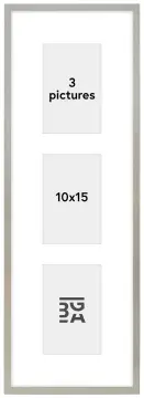 Edsbyn Kolāžas rāmis II Sudrabs - 3 Bildes (10x15 cm)