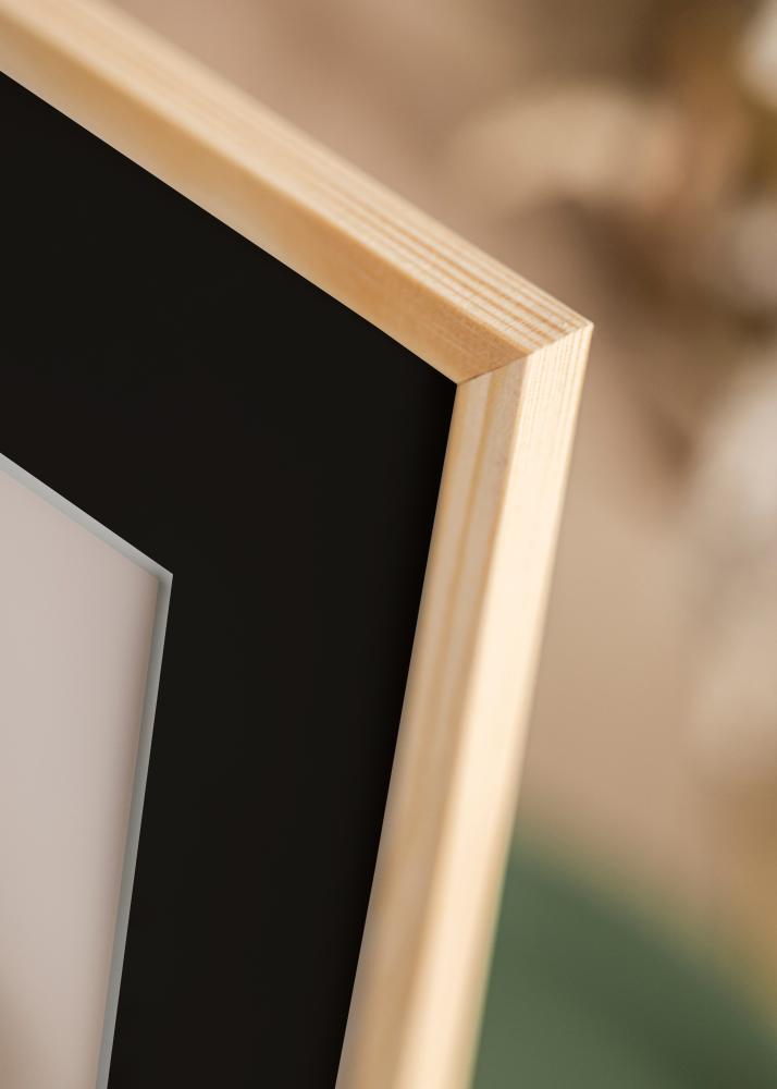 Rāmis Galant Priežkoks 50x60 cm - Paspartū Melns 15x20 inches