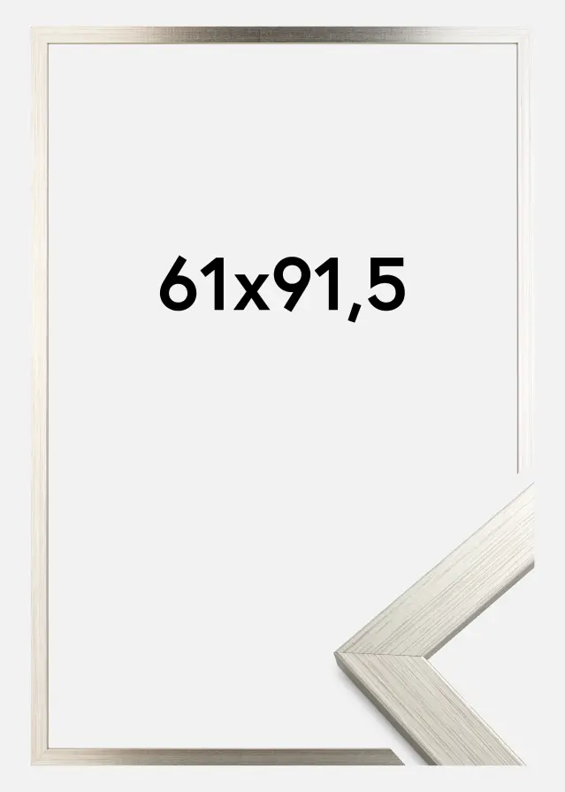 Rāmis Sudrabs Wood Akrila stikls 61x91,5 cm