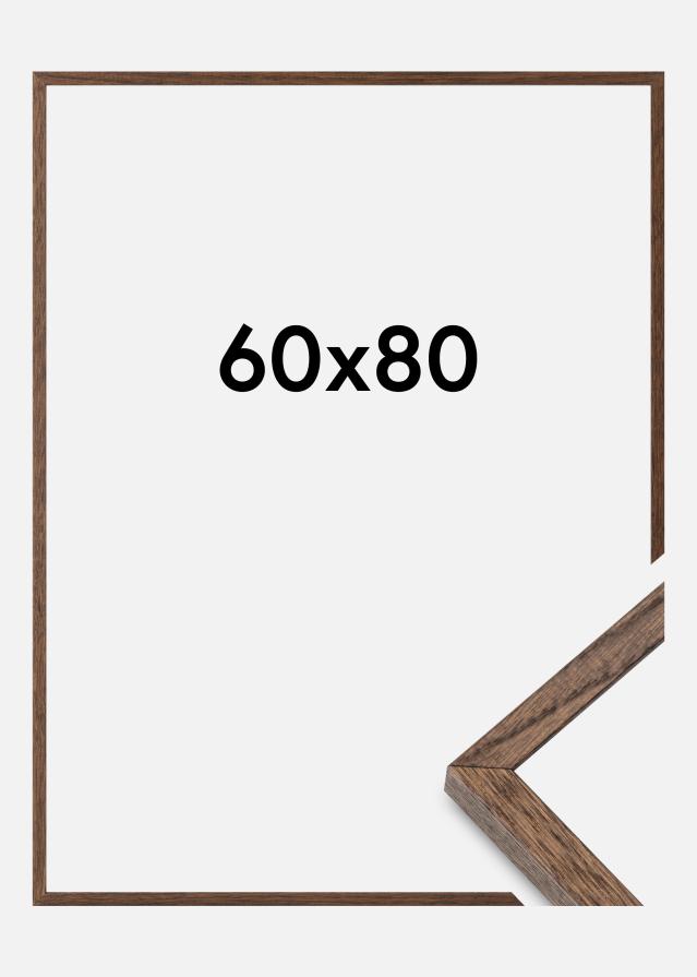 Massive Oak Akrila stikls Dark Painted 60x80 cm
