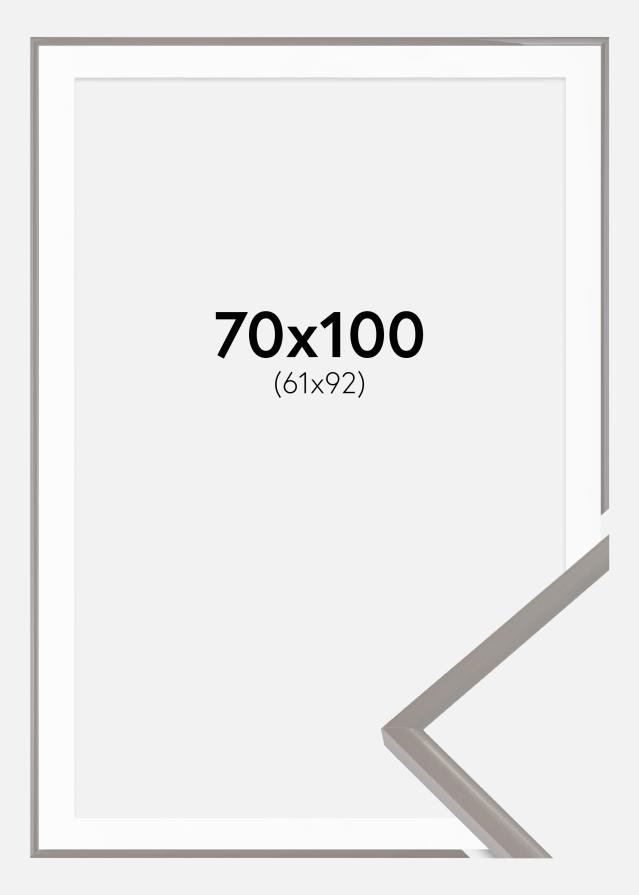 Rāmis New Lifestyle Earth Grey 70x100 cm - Paspartū Balts 62x93 cm