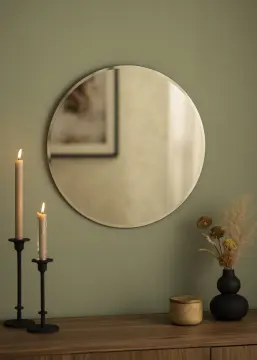KAILA Apaļš Spogulis Dark Bronze Deluxe 50 cm Ø